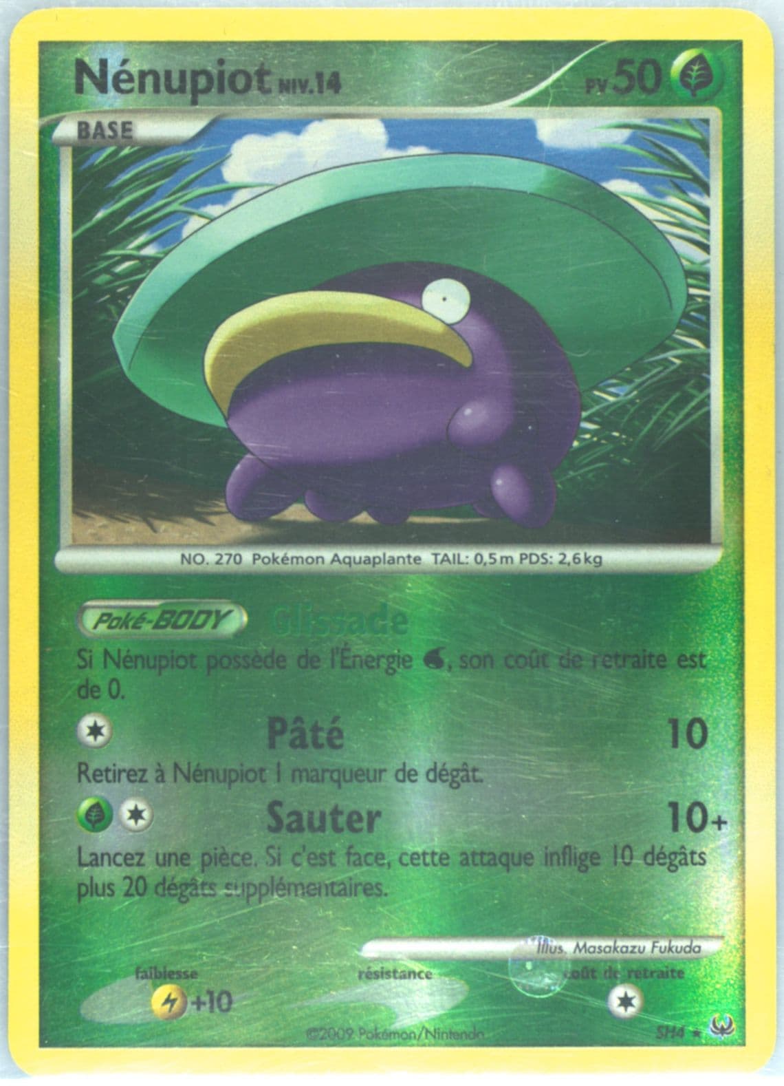Nenupiot-Reverse Foil French (SH4) 2009 Pokemon Platinum