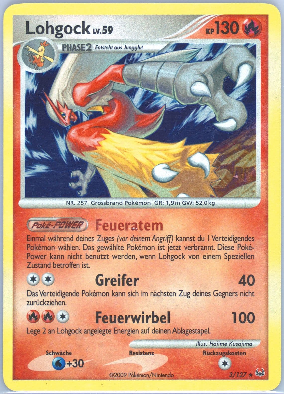 Lohgock-Holo German (3) 2009 Pokemon Platinum