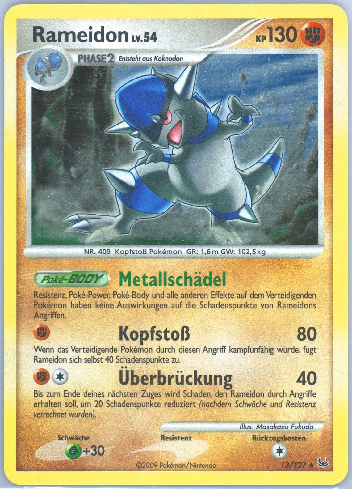 Rameidon-Holo German (13) 2009 Pokemon Platinum