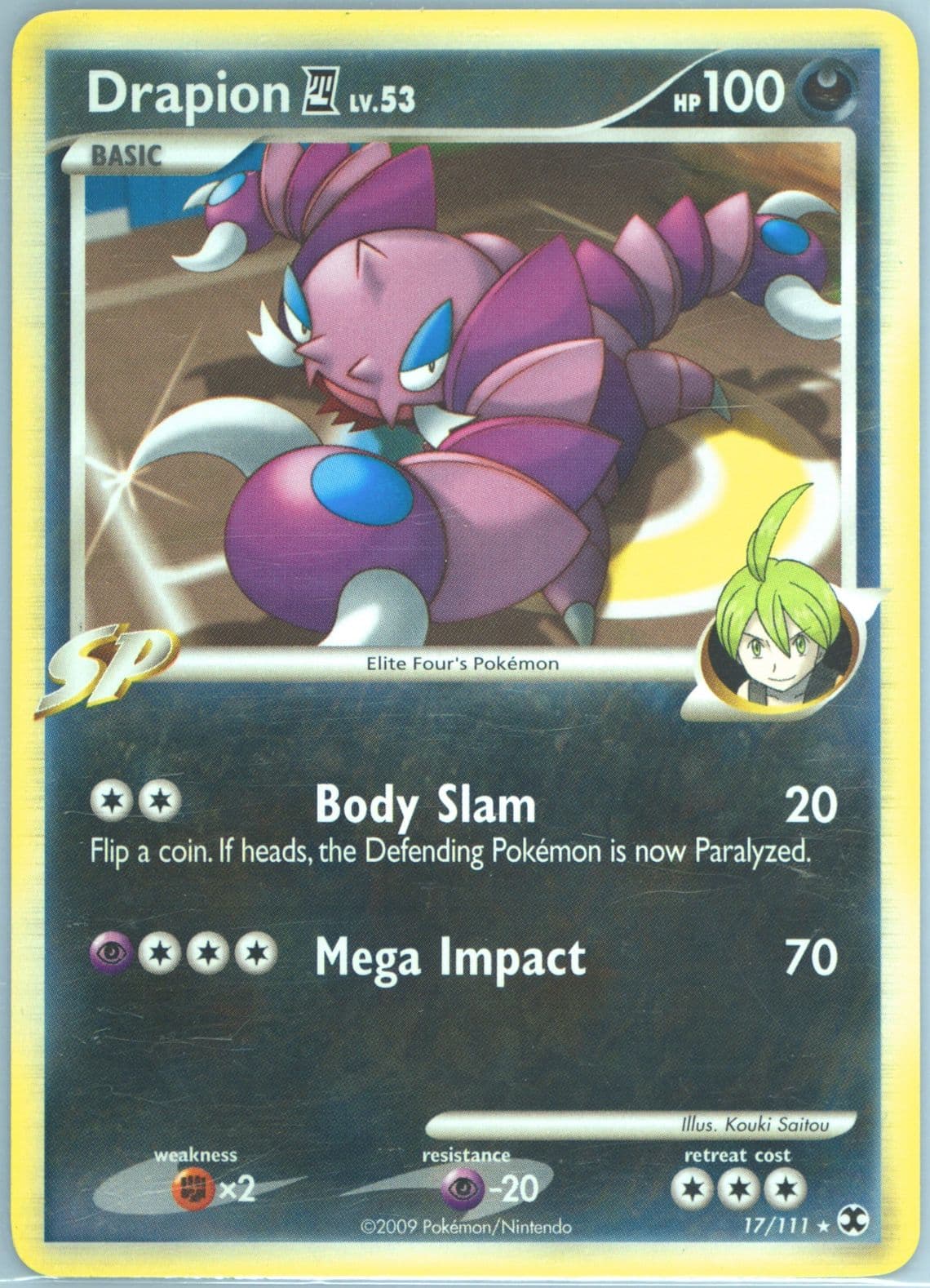 Drapion 4 (17) 2009 Pokemon Platinum Rising Rivals