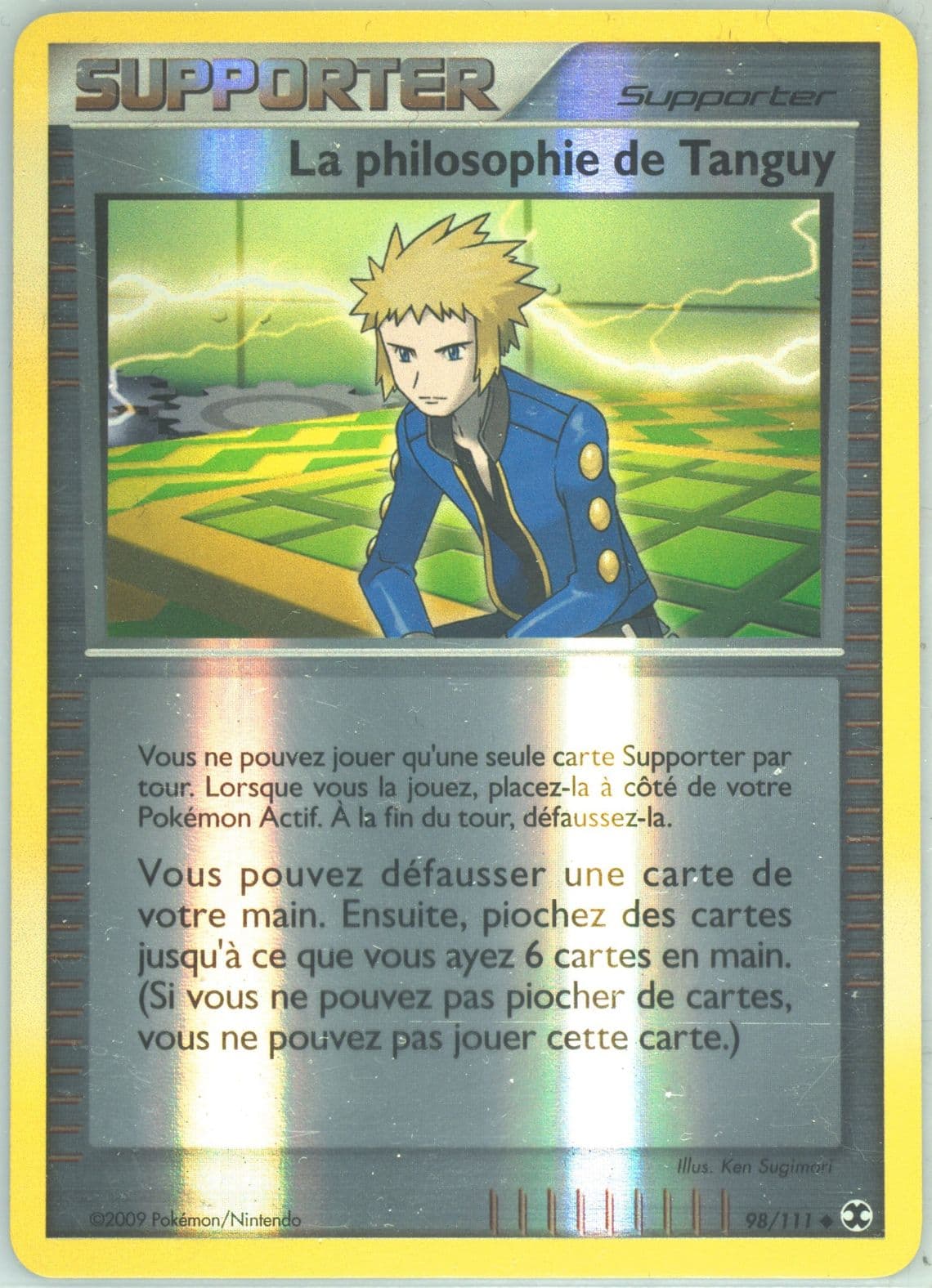 La Philosophie de Tanguy-Reverse Foil French (98) 2009 Pokemon Platinum Rising Rivals