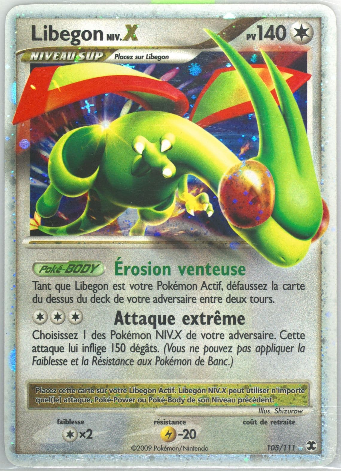 Libegon Niv.X-Holo French (105) 2009 Pokemon Platinum Rising Rivals