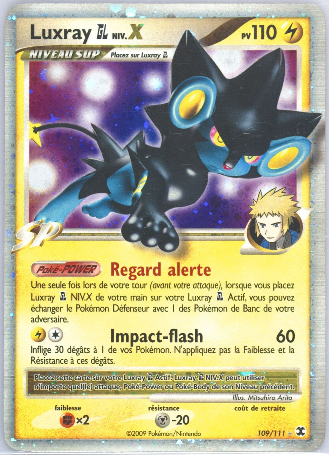 Luxray GL Niv.X-Holo French (109) 2009 Pokemon Platinum Rising Rivals