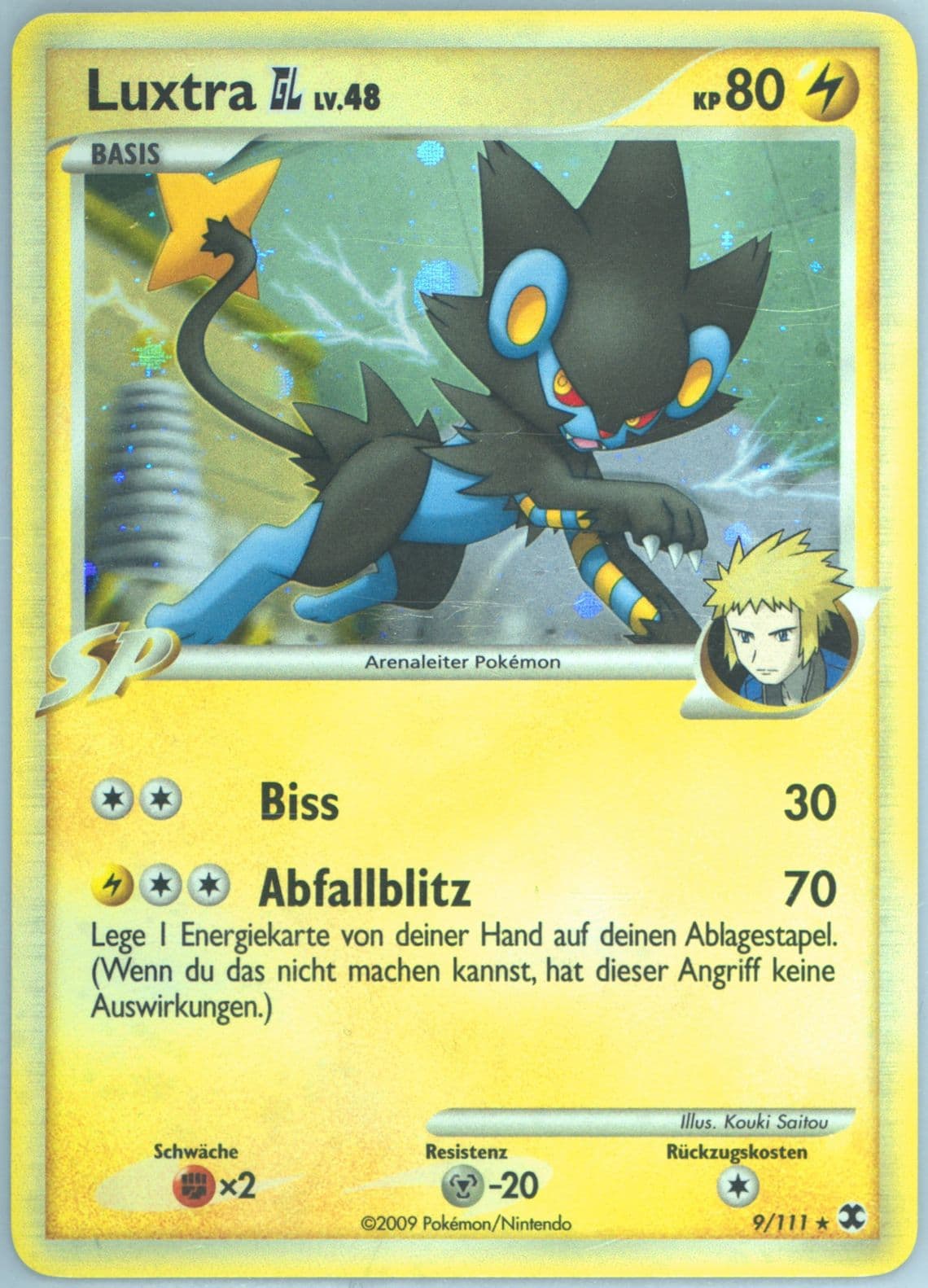 Luxtra GL-Holo German (9) 2009 Pokemon Platinum Rising Rivals