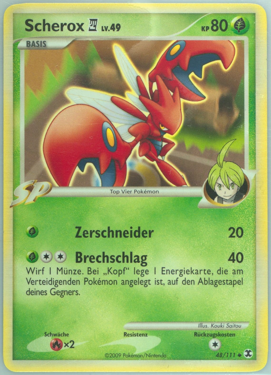 Scherox 4 German (48) 2009 Pokemon Platinum Rising Rivals