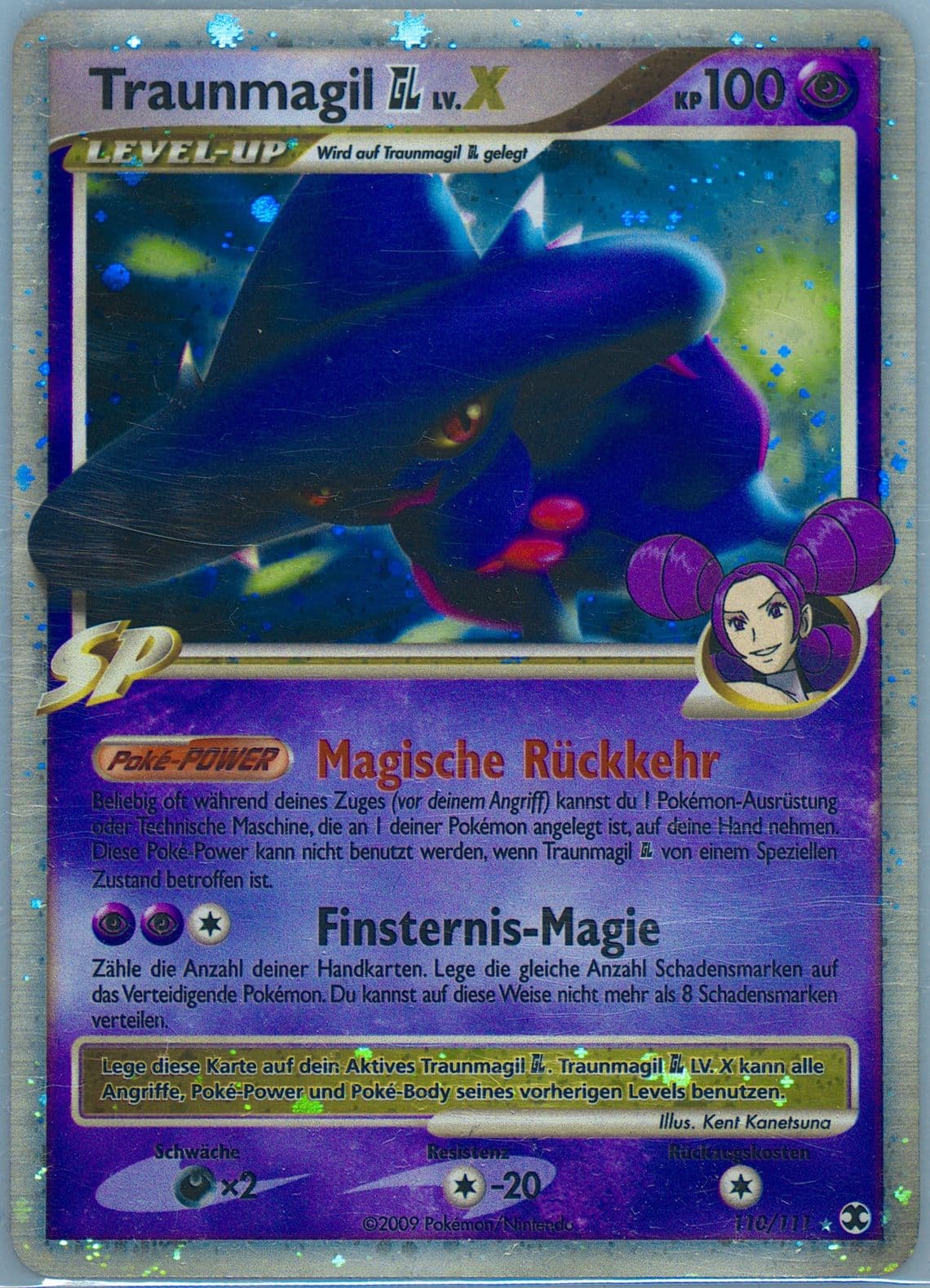 Traunmagil GL LV. X-Holo German (110) 2009 Pokemon Platinum Rising Rivals
