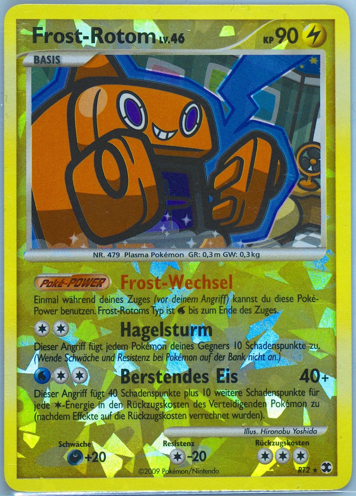 Frost-Rotom-Holo German (RT2) 2009 Pokemon Platinum Rising Rivals