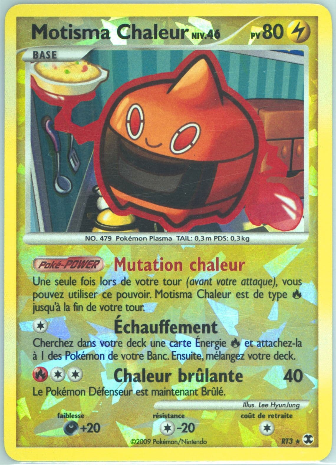 Motisma Chaleur-Holo French (RT3) 2009 Pokemon Platinum Rising Rivals