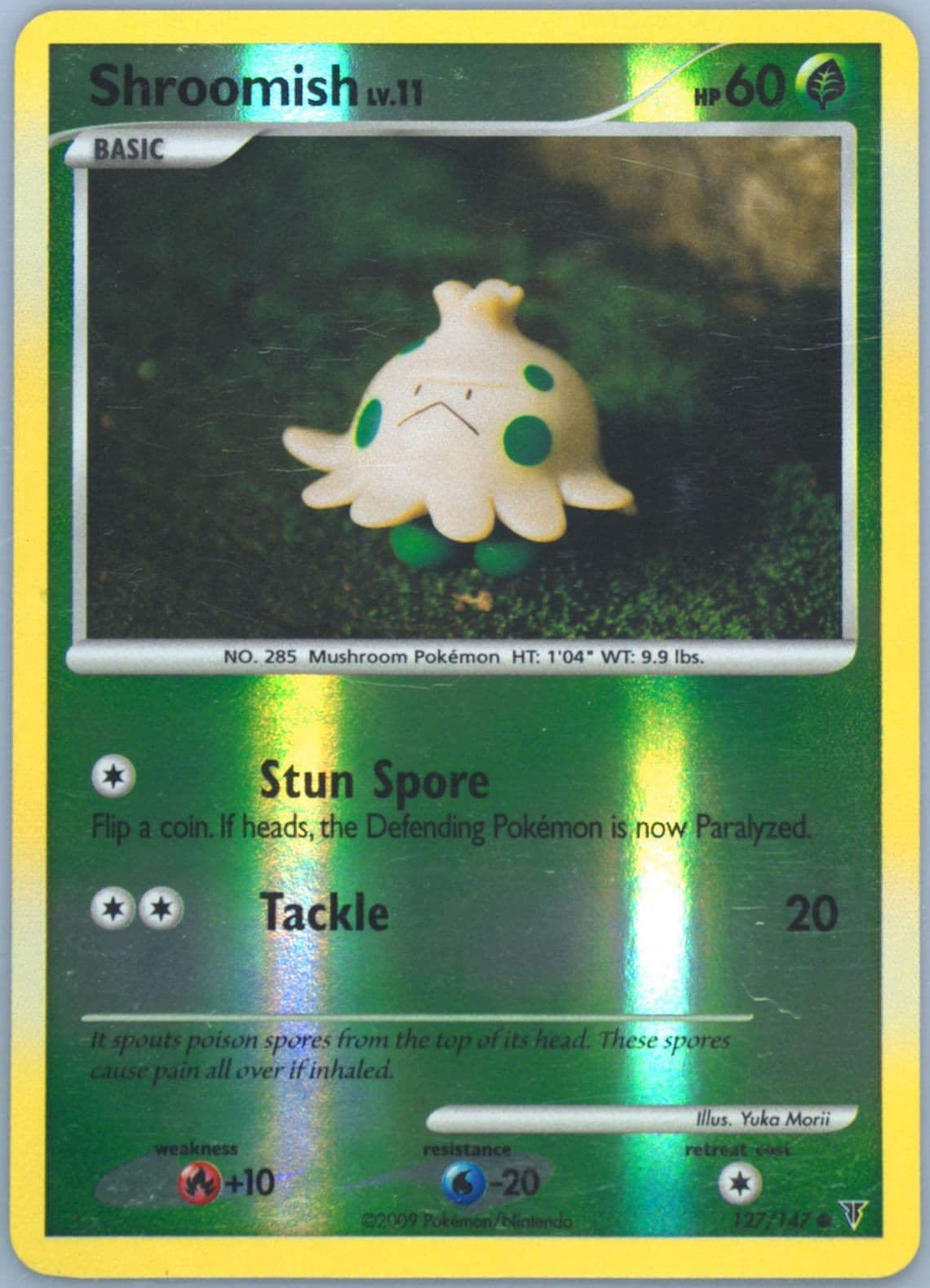 Shroomish-Reverse Foil (127) 2009 Pokemon Platinum Supreme Victors