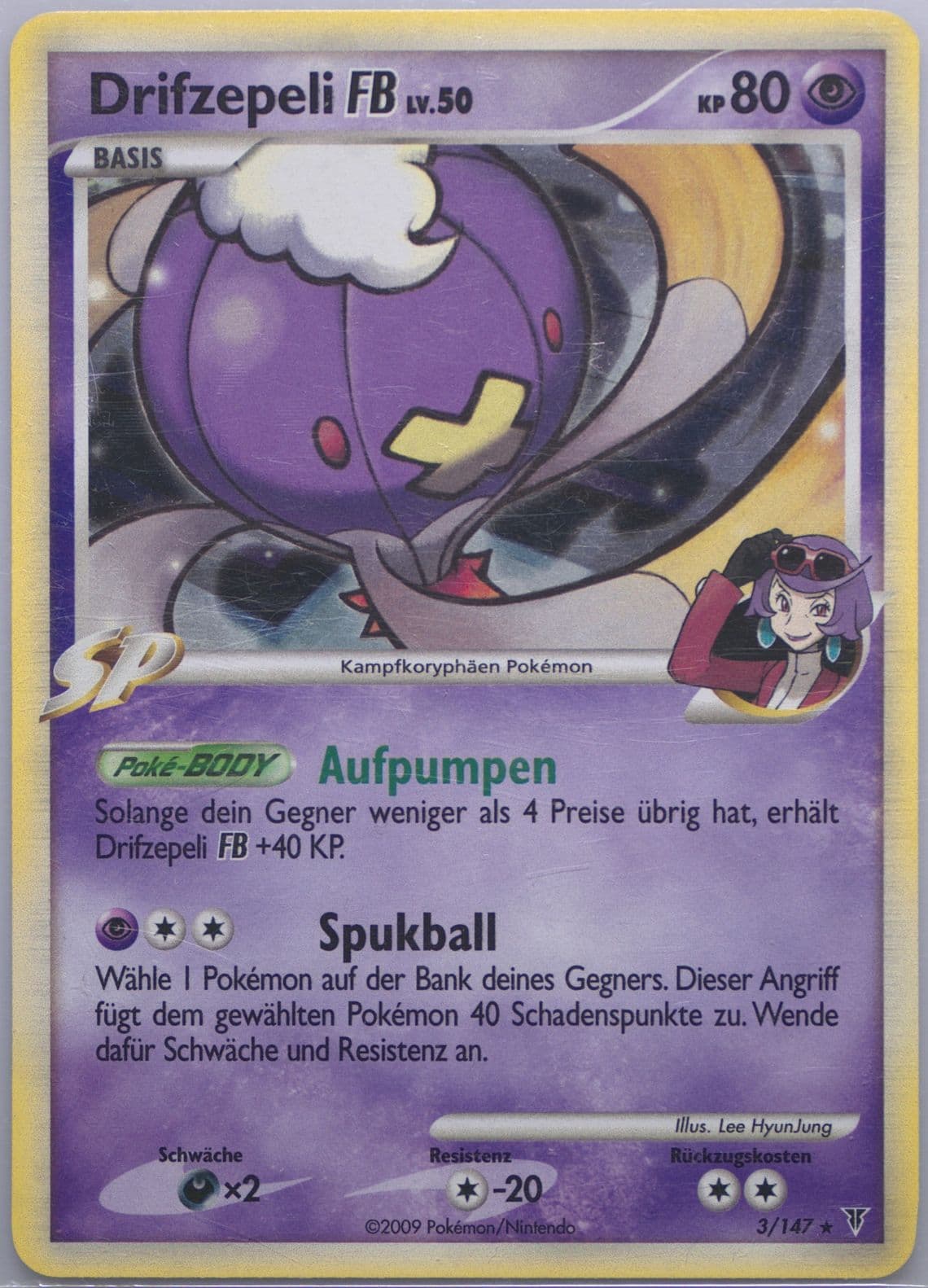 Drifzepeli FB-Holo German (3) 2009 Pokemon Platinum Supreme Victors