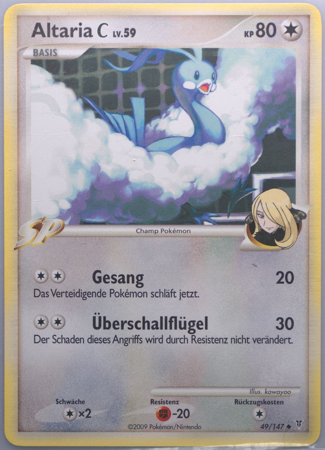 Altaria C German (49) 2009 Pokemon Platinum Supreme Victors