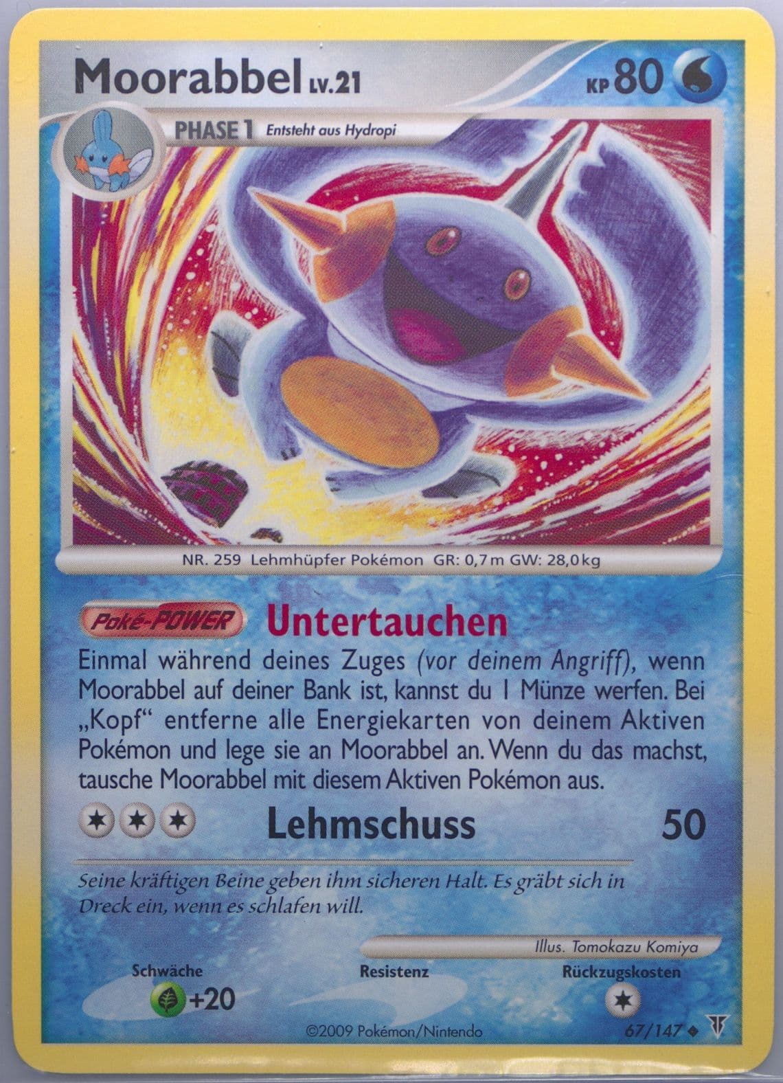 Moorabbel German (67) 2009 Pokemon Platinum Supreme Victors