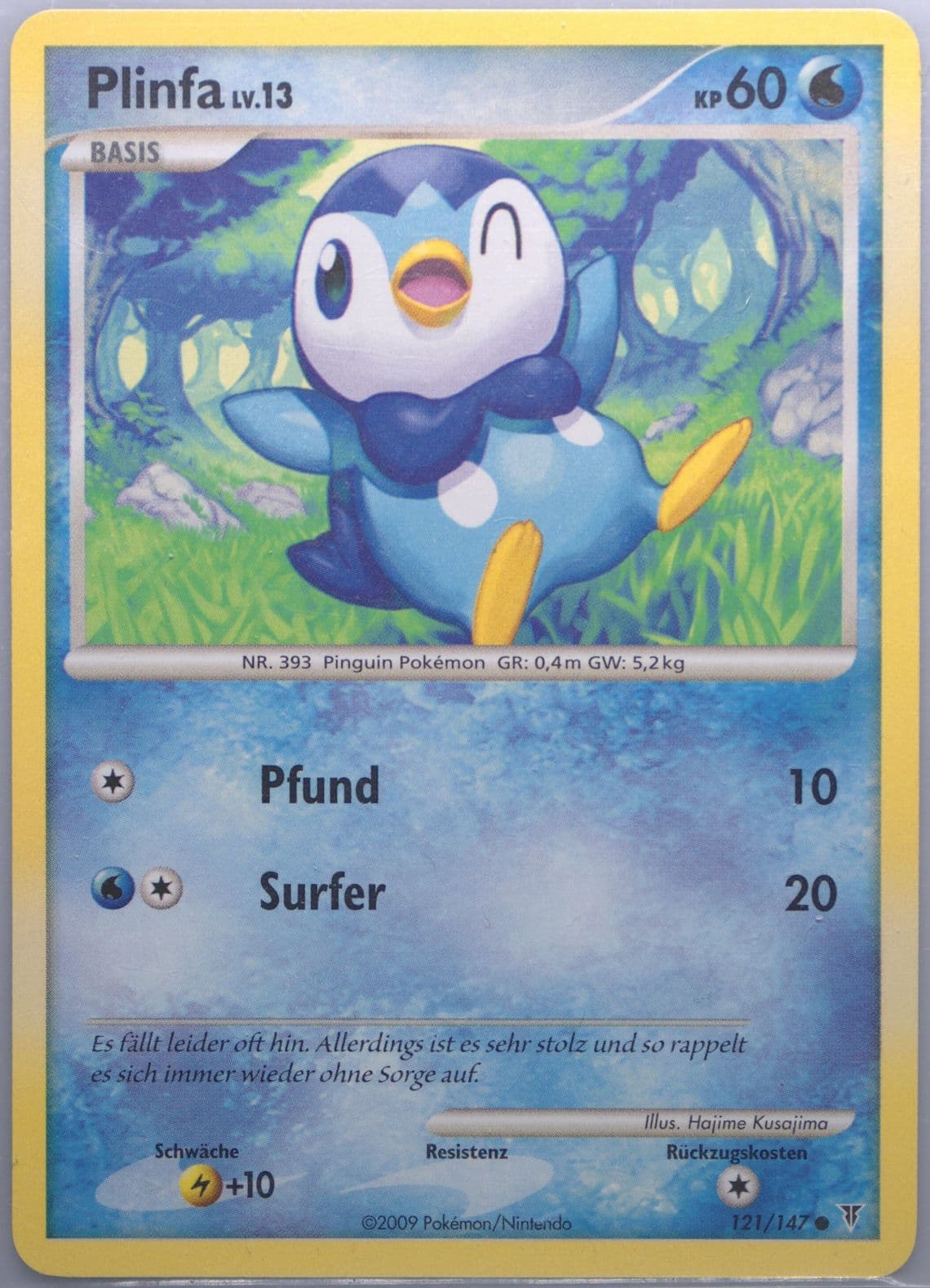 Plinfa German (121) 2009 Pokemon Platinum Supreme Victors