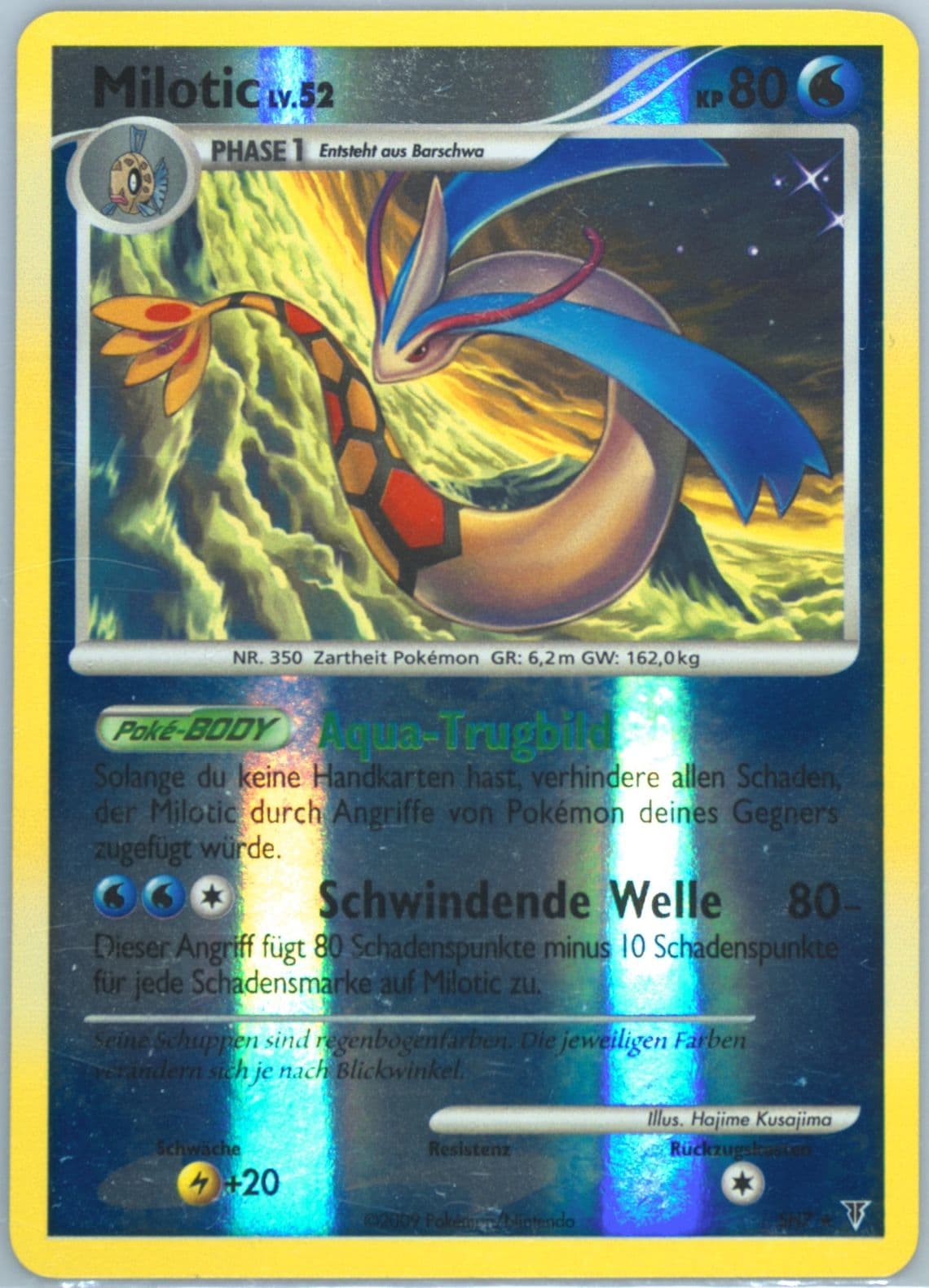 Milotic-Reverse Foil German (SH7) 2009 Pokemon Platinum Supreme Victors