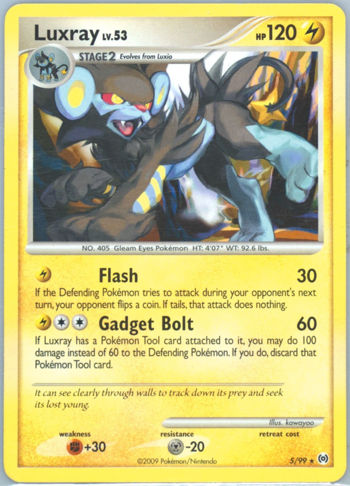 Luxray Stormshaper Theme Deck (5) 2009 Pokemon Platinum Arceus