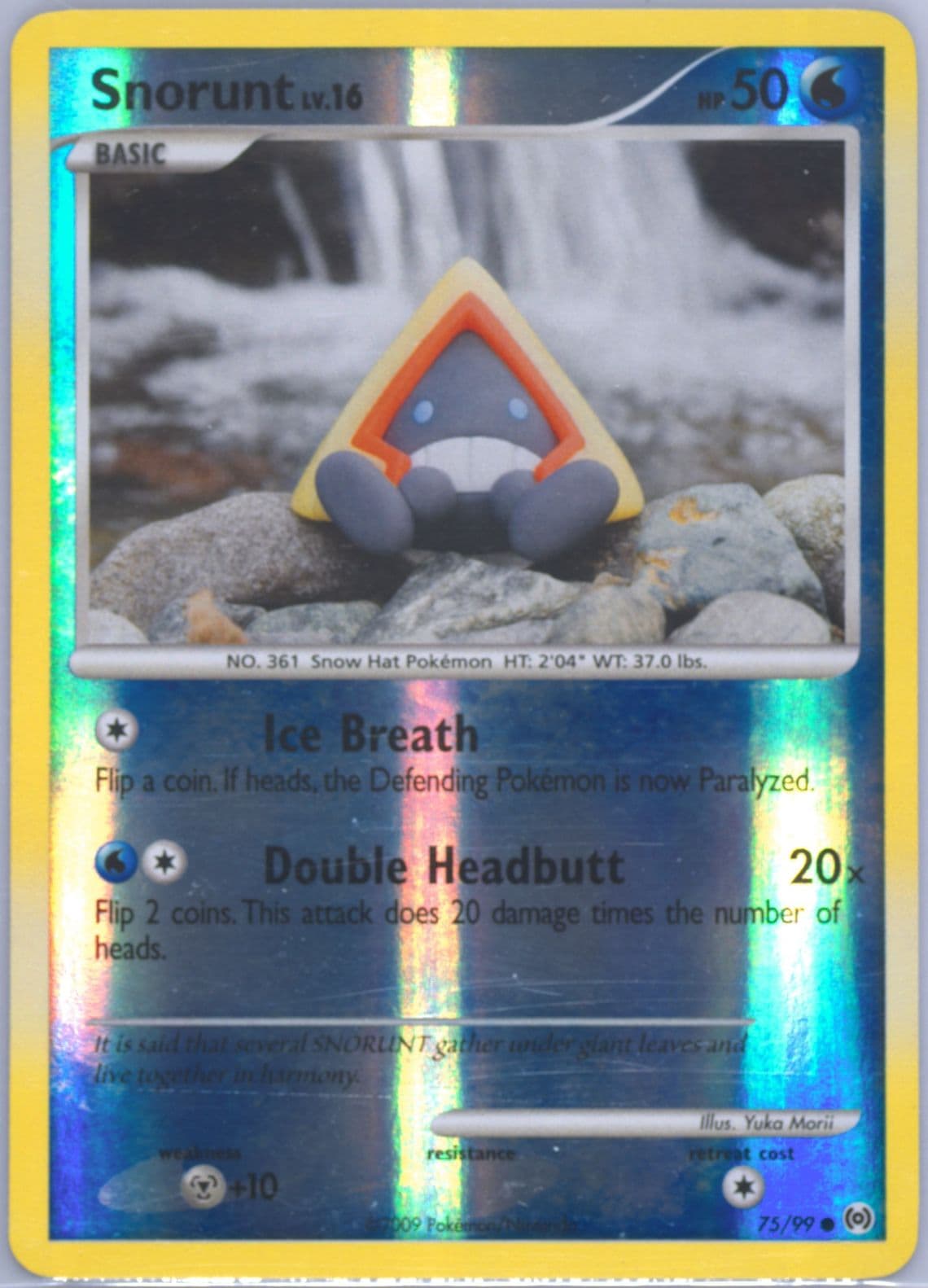 Snorunt-Reverse Foil (75) 2009 Pokemon Platinum Arceus