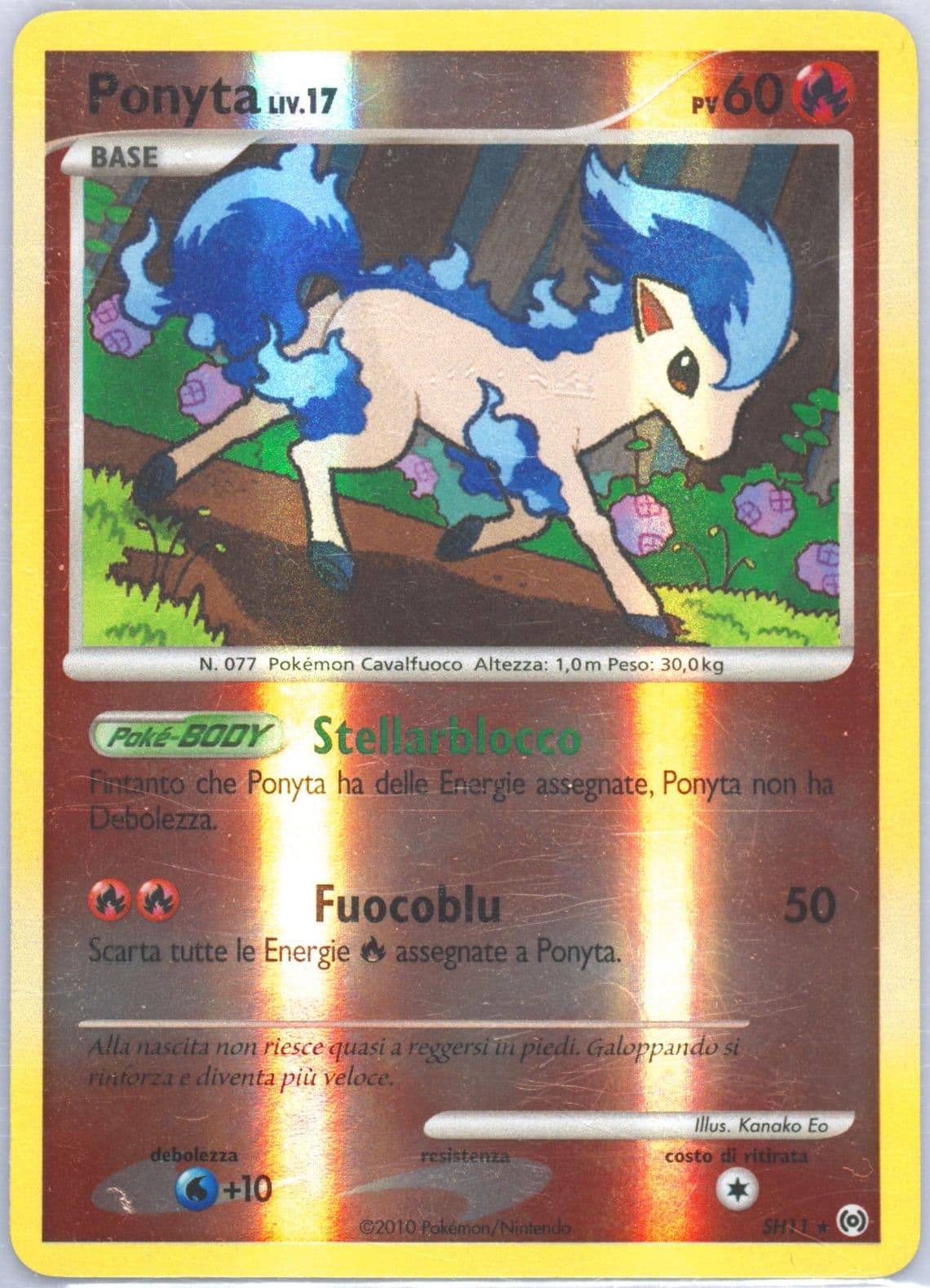 Ponyta-Reverse Foil Italian (SH11) 2009 Pokemon Platinum Arceus