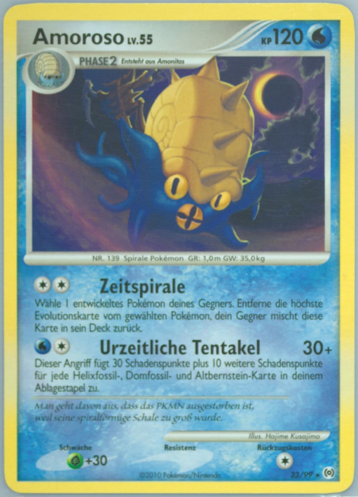 Amoroso German (23) 2009 Pokemon Platinum Arceus