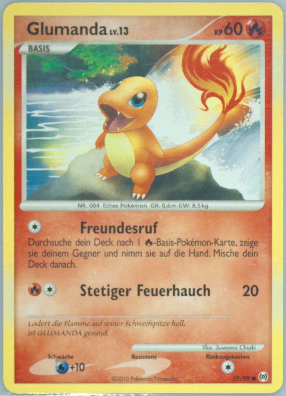 Glumanda German (59) 2009 Pokemon Platinum Arceus