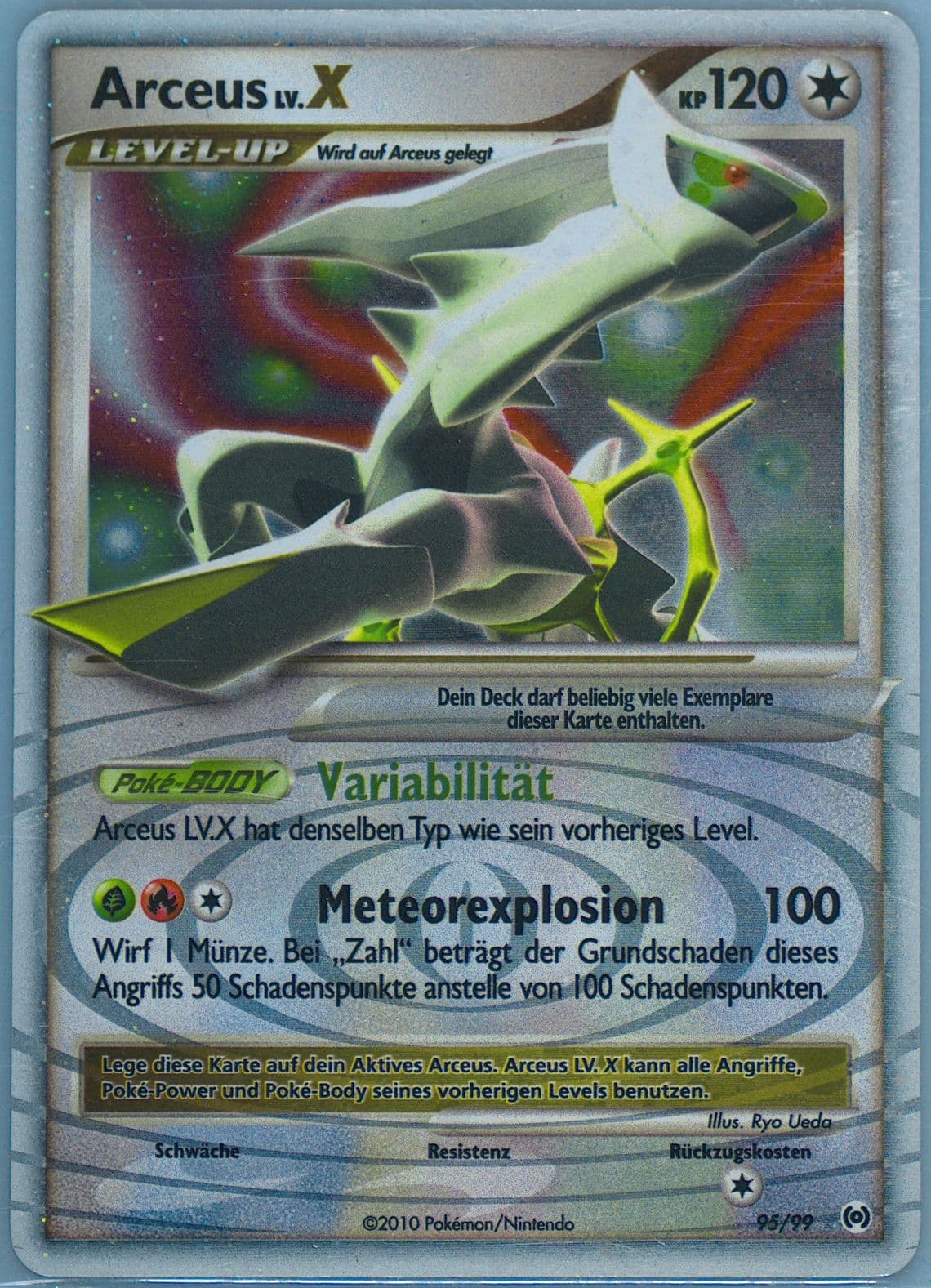 Arceus LV.X-Holo German (95) 2009 Pokemon Platinum Arceus