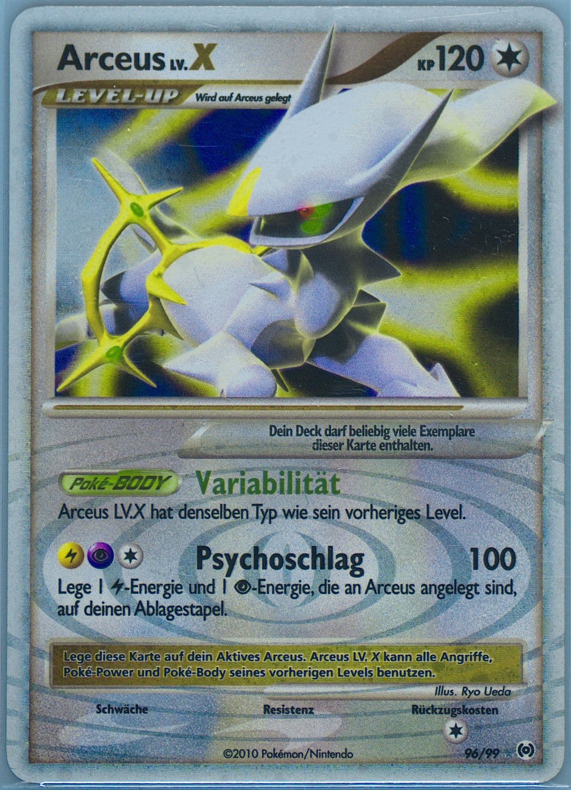 Arceus LV.X-Holo German (96) 2009 Pokemon Platinum Arceus
