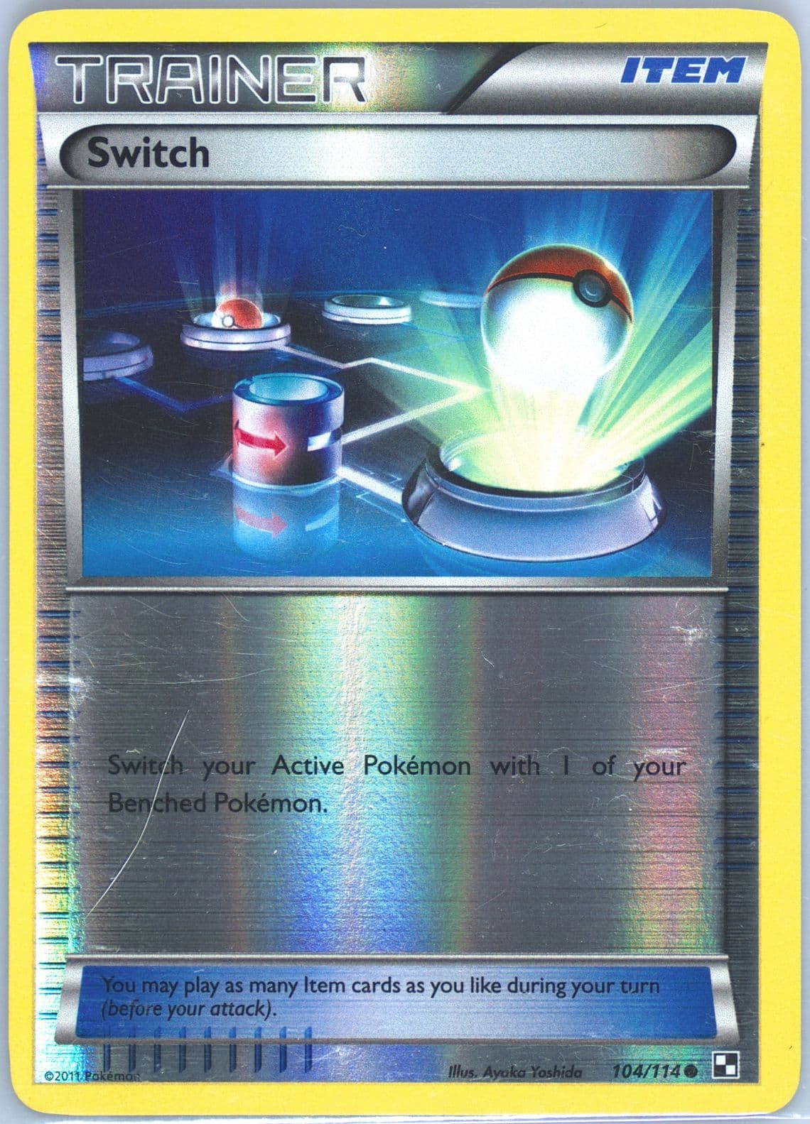 Switch-Reverse Foil (104) 2011 Pokemon Black & White