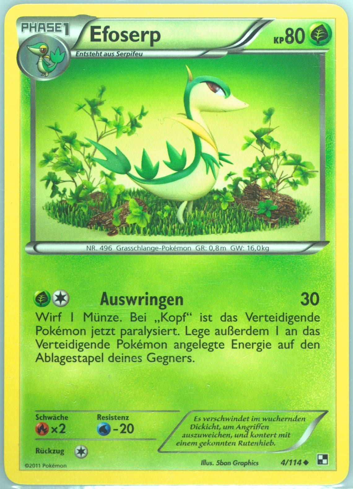 Efoserp German (4) 2011 Pokemon Black & White