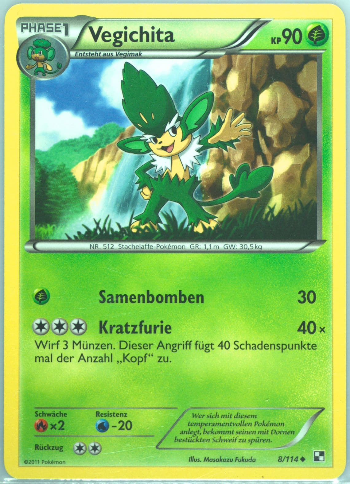 Vegichita German (8) 2011 Pokemon Black & White