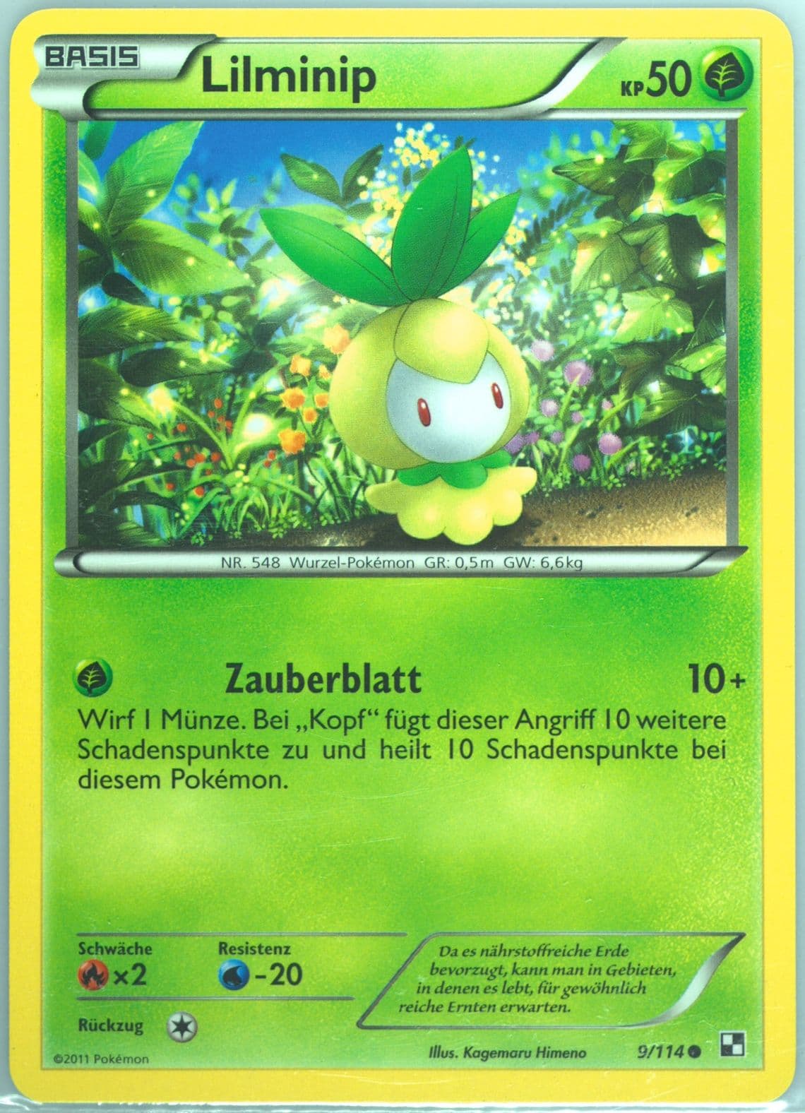 Lilminip German (9) 2011 Pokemon Black & White