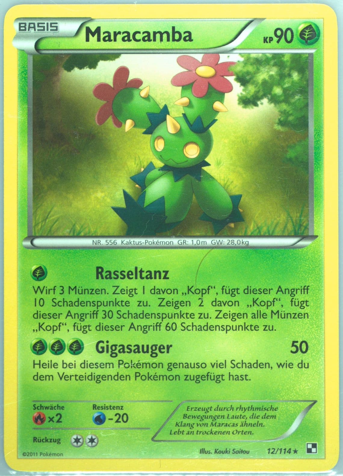 Maracamba German (12) 2011 Pokemon Black & White