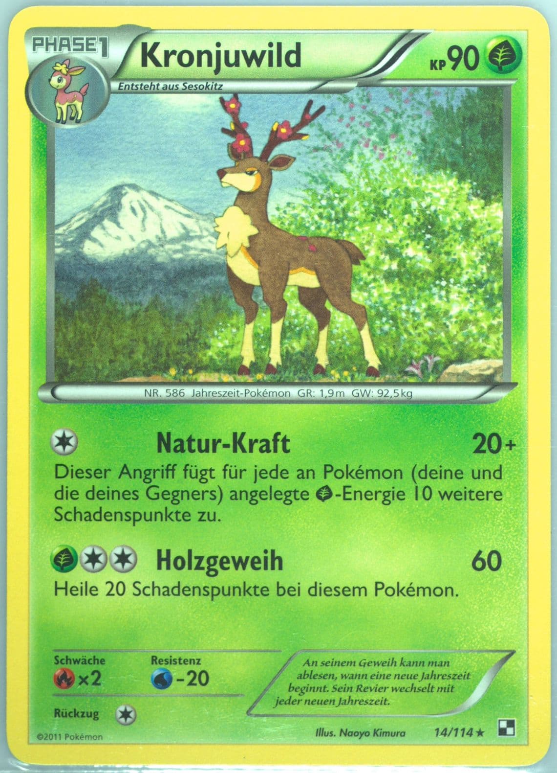 Kronjuwild German (14) 2011 Pokemon Black & White