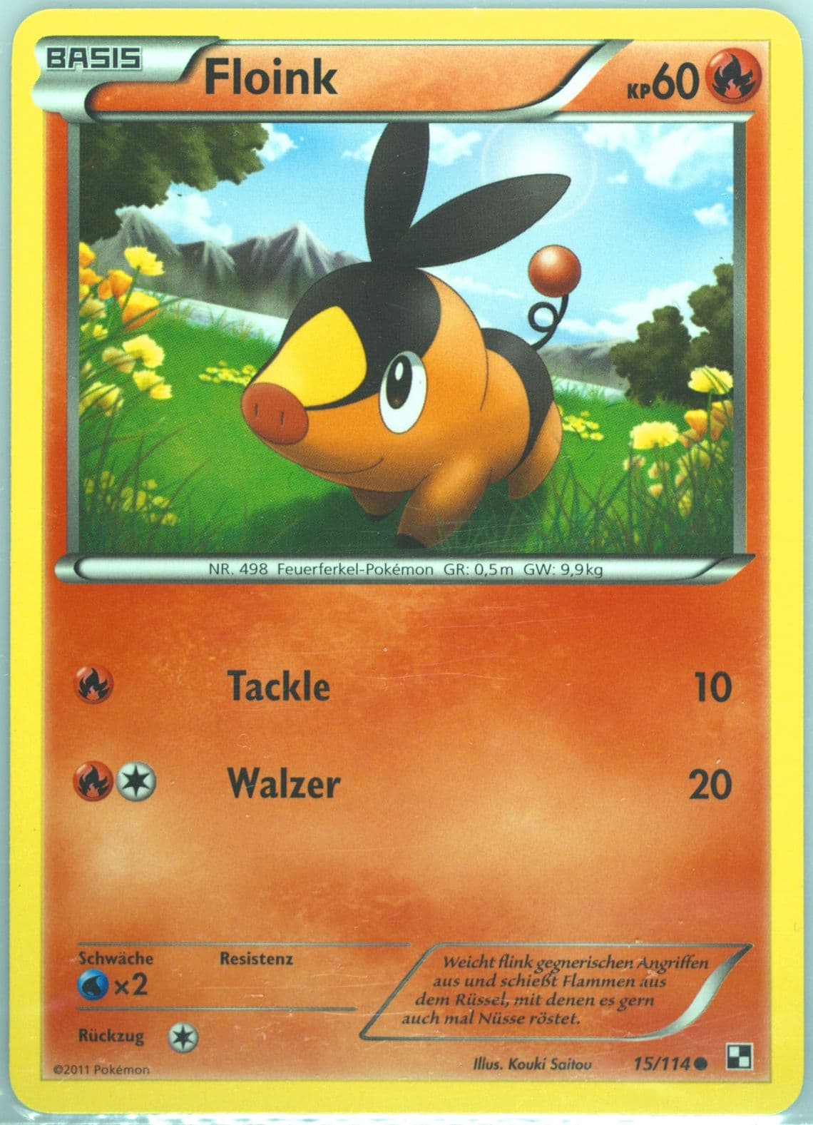 Floink German (15) 2011 Pokemon Black & White