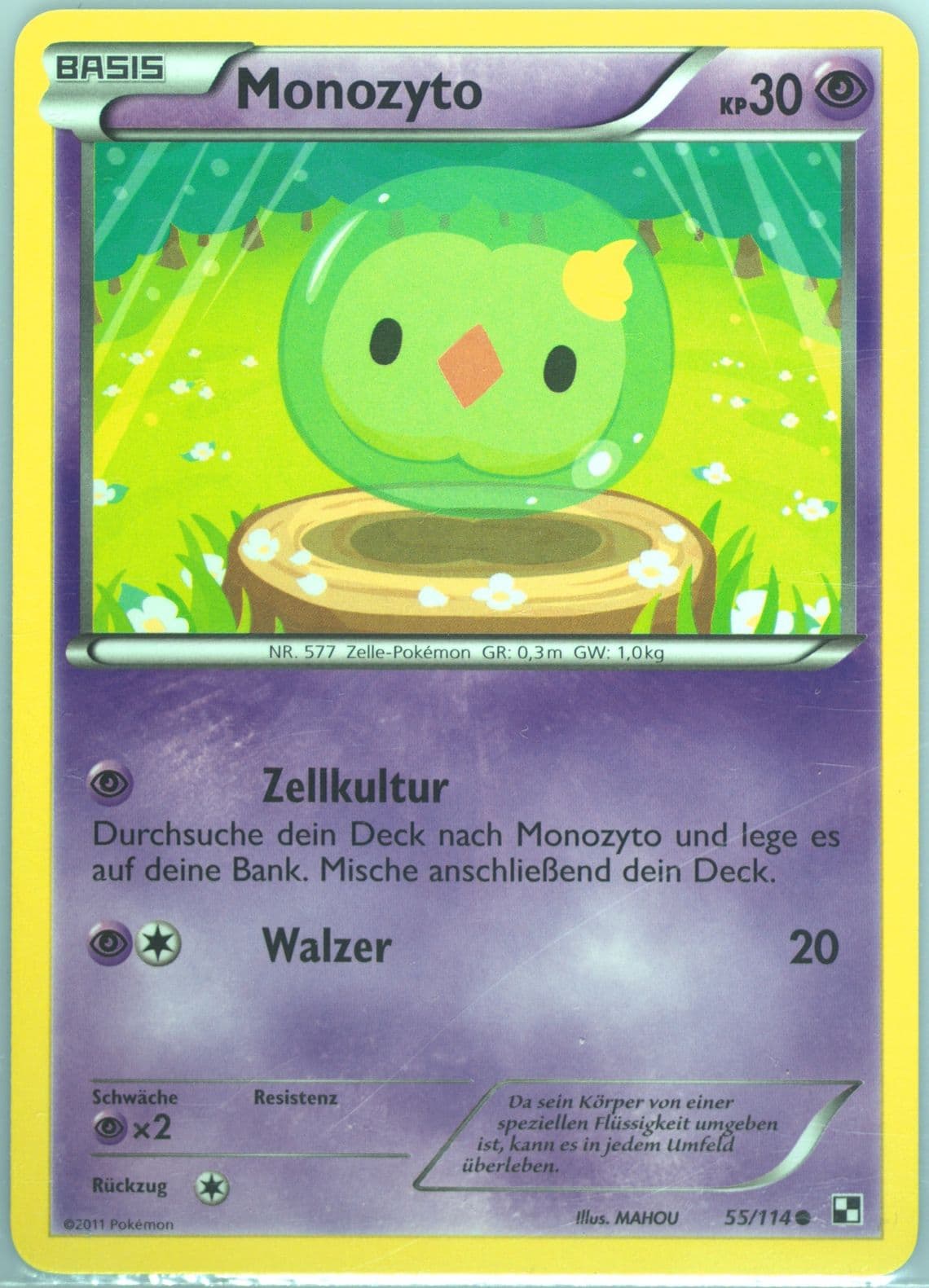 Monozyto German (55) 2011 Pokemon Black & White