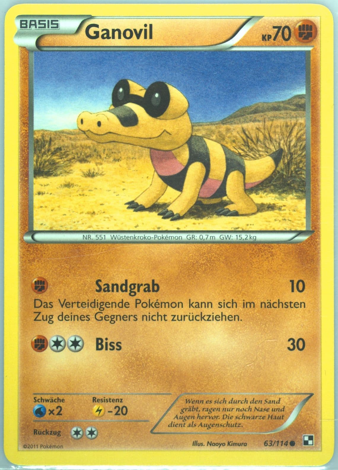 Ganovil German (63) 2011 Pokemon Black & White