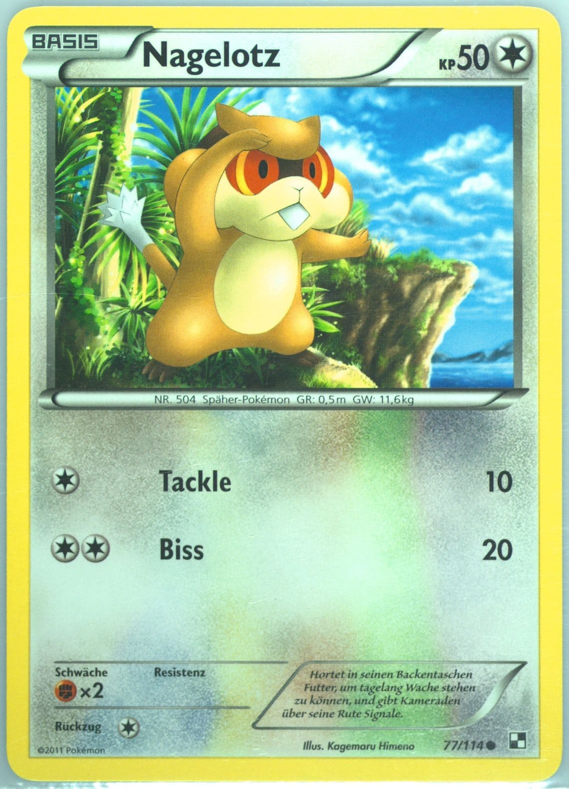 Nagelotz German (77) 2011 Pokemon Black & White