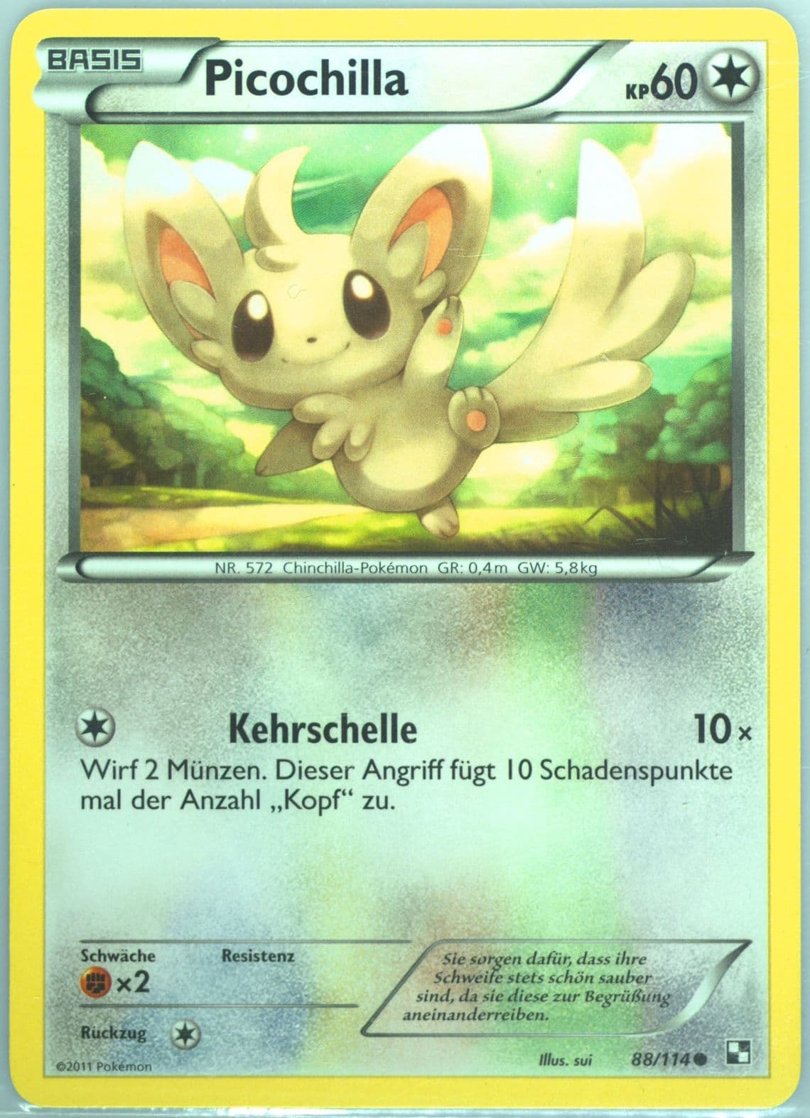 Picochilla German (88) 2011 Pokemon Black & White