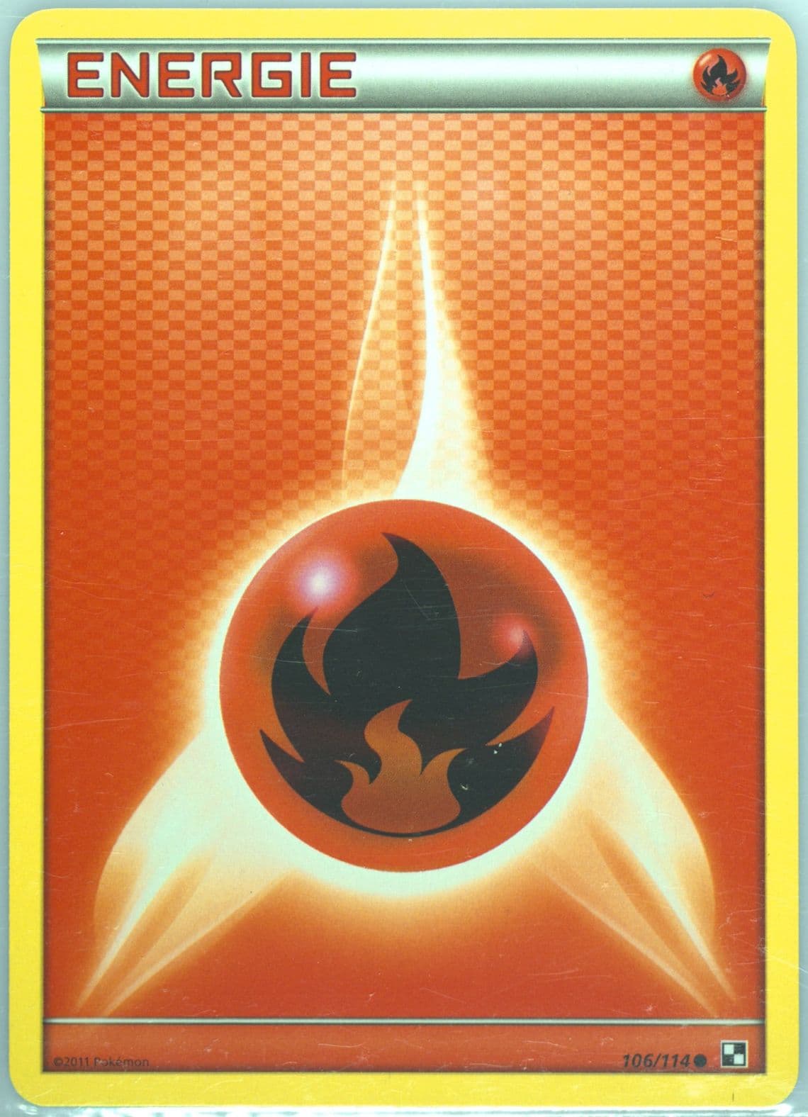 Feuer-Energie German (106) 2011 Pokemon Black & White