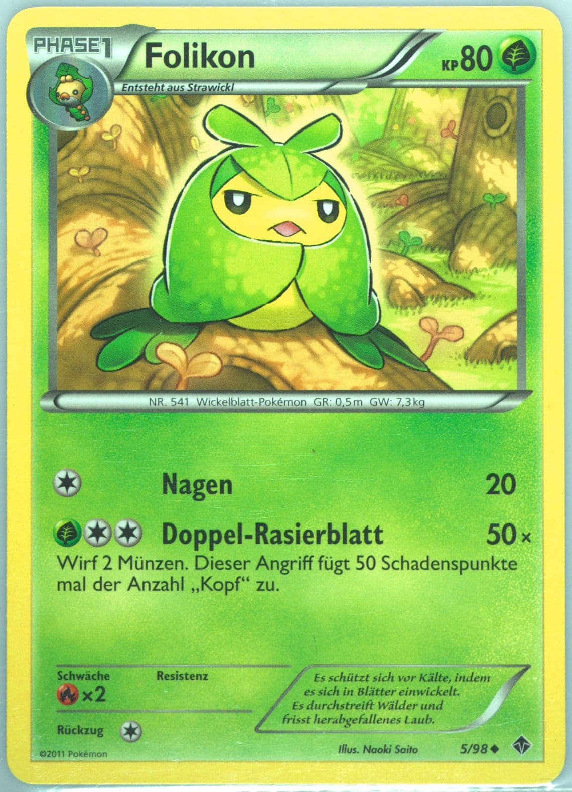 Folikon German (5) 2011 Pokemon Black & White Emerging Powers