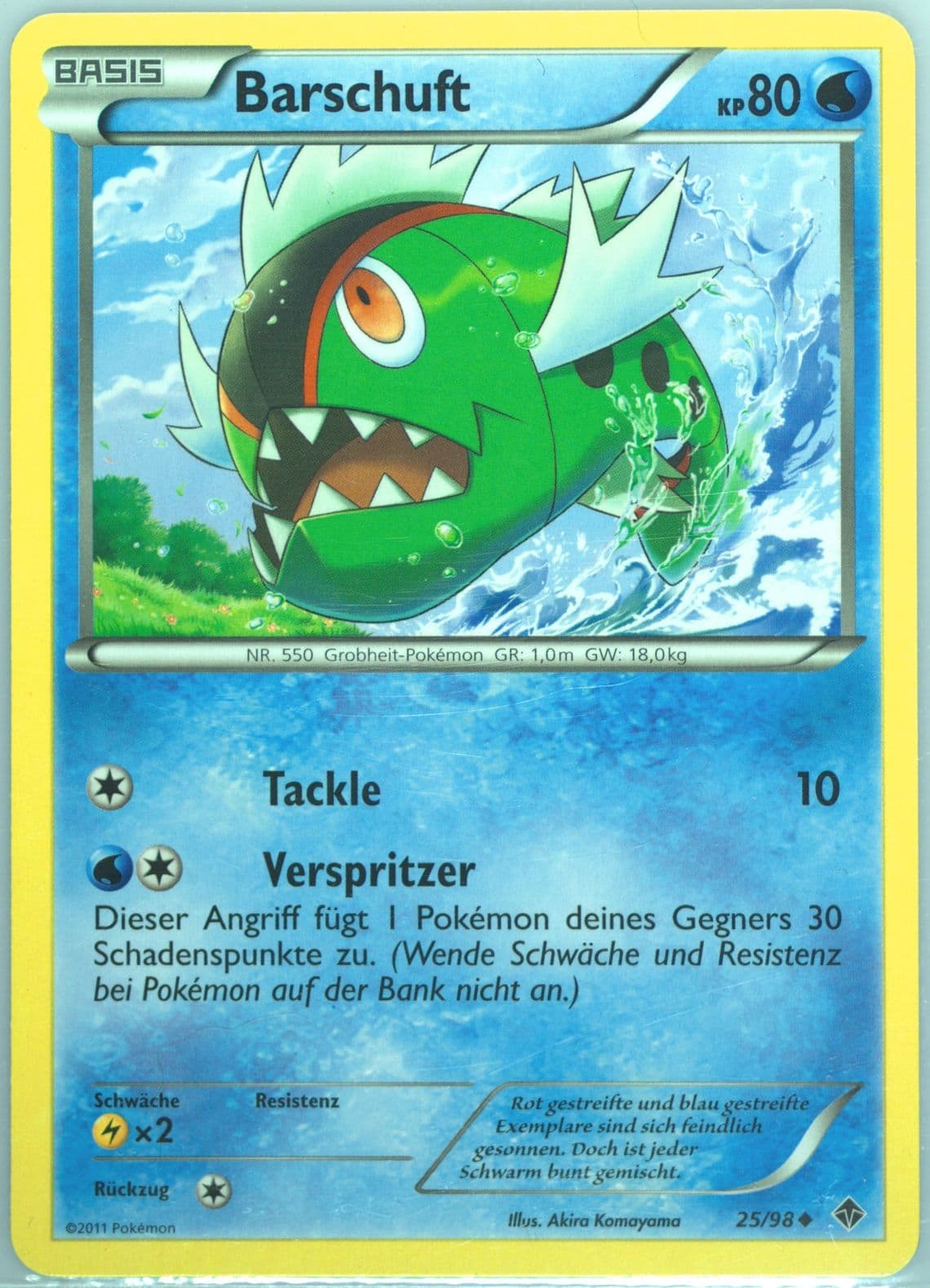 Barschuft German (25) 2011 Pokemon Black & White Emerging Powers