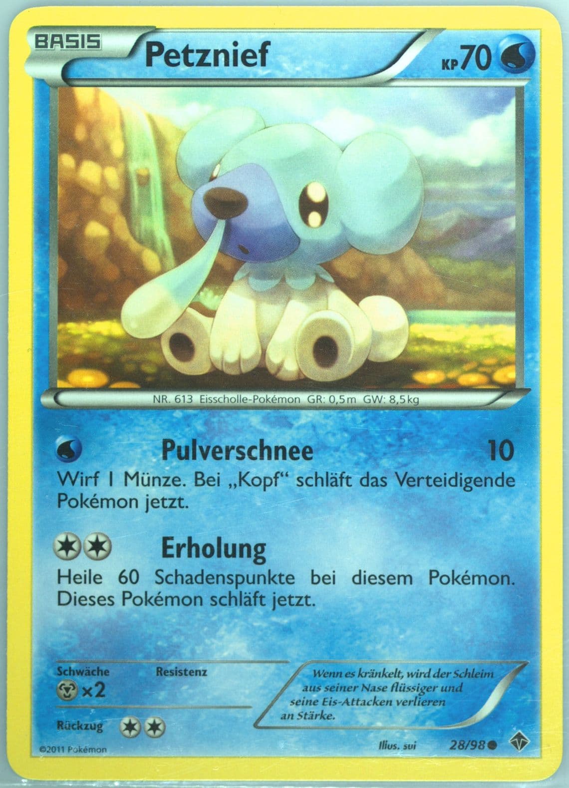 Petznief German (28) 2011 Pokemon Black & White Emerging Powers