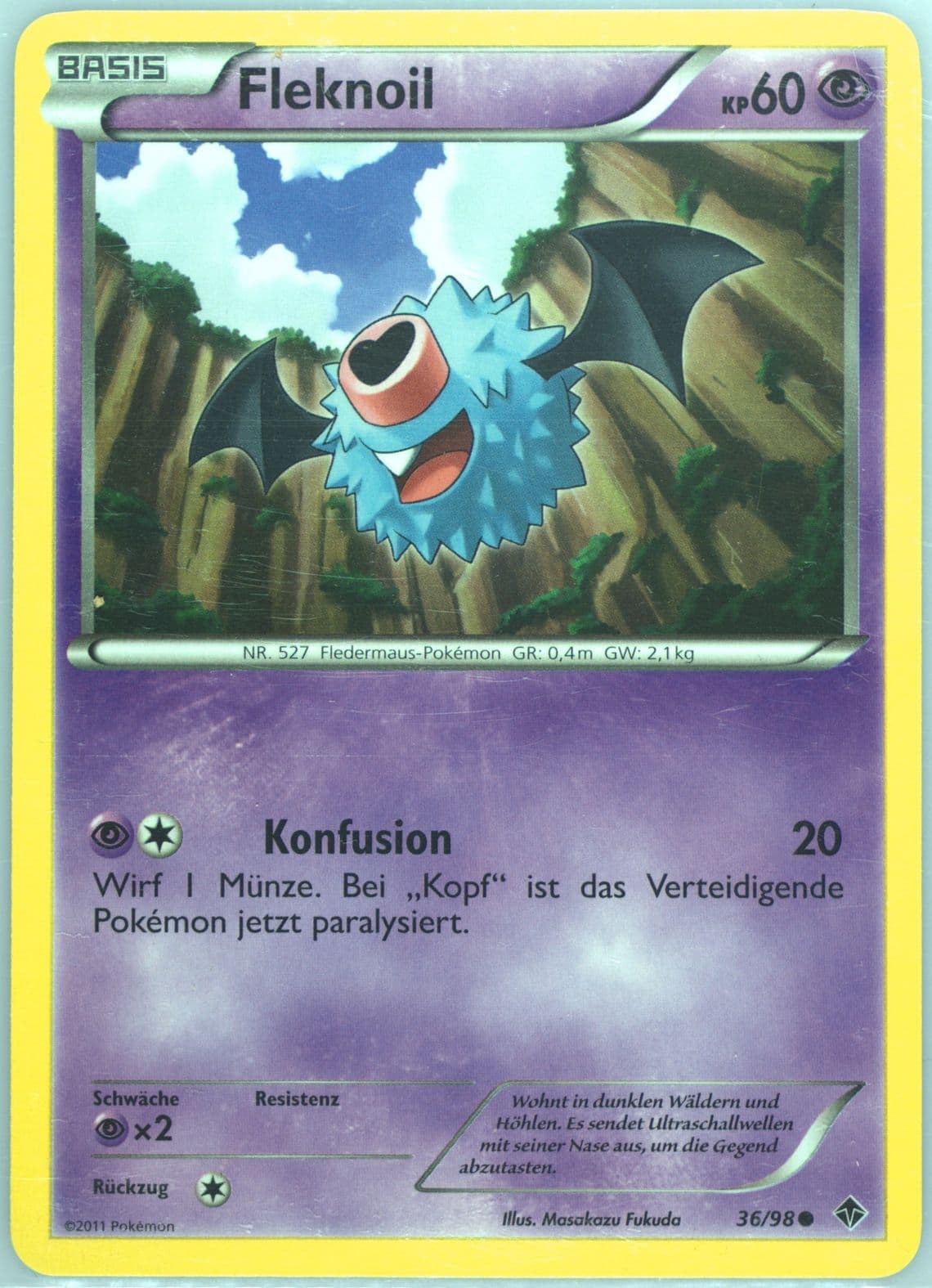 Fleknoil German (36) 2011 Pokemon Black & White Emerging Powers