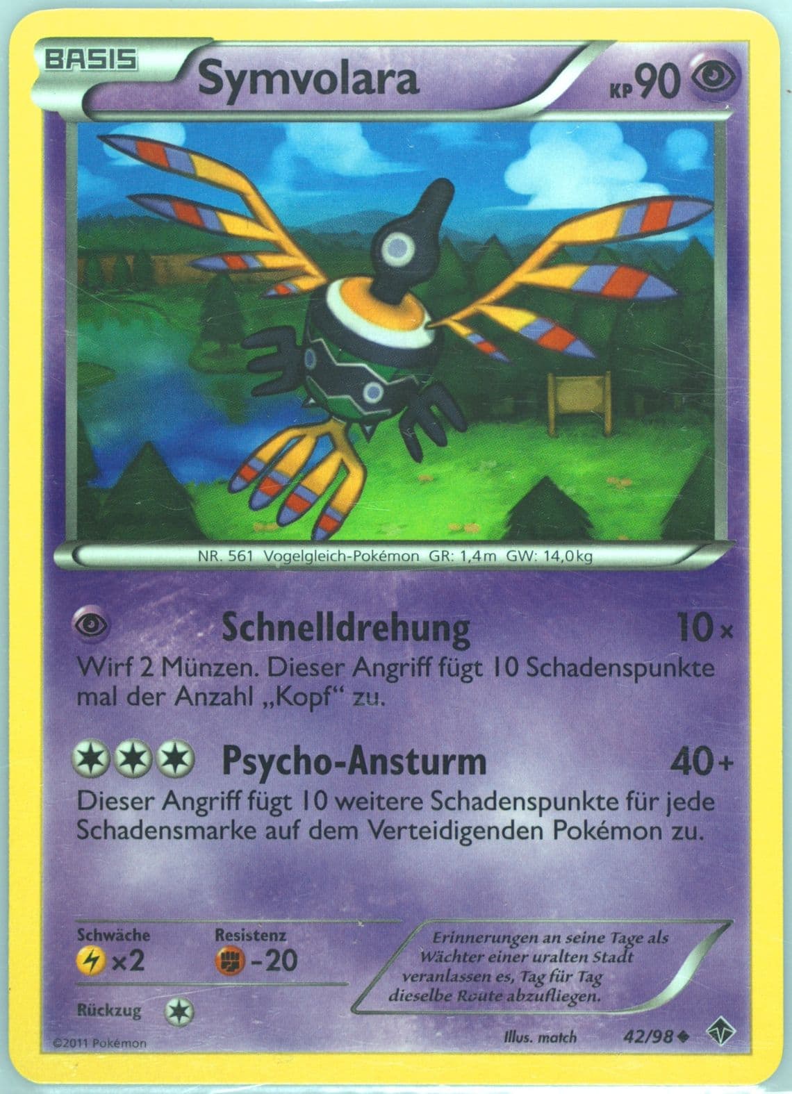 Symvolara German (42) 2011 Pokemon Black & White Emerging Powers