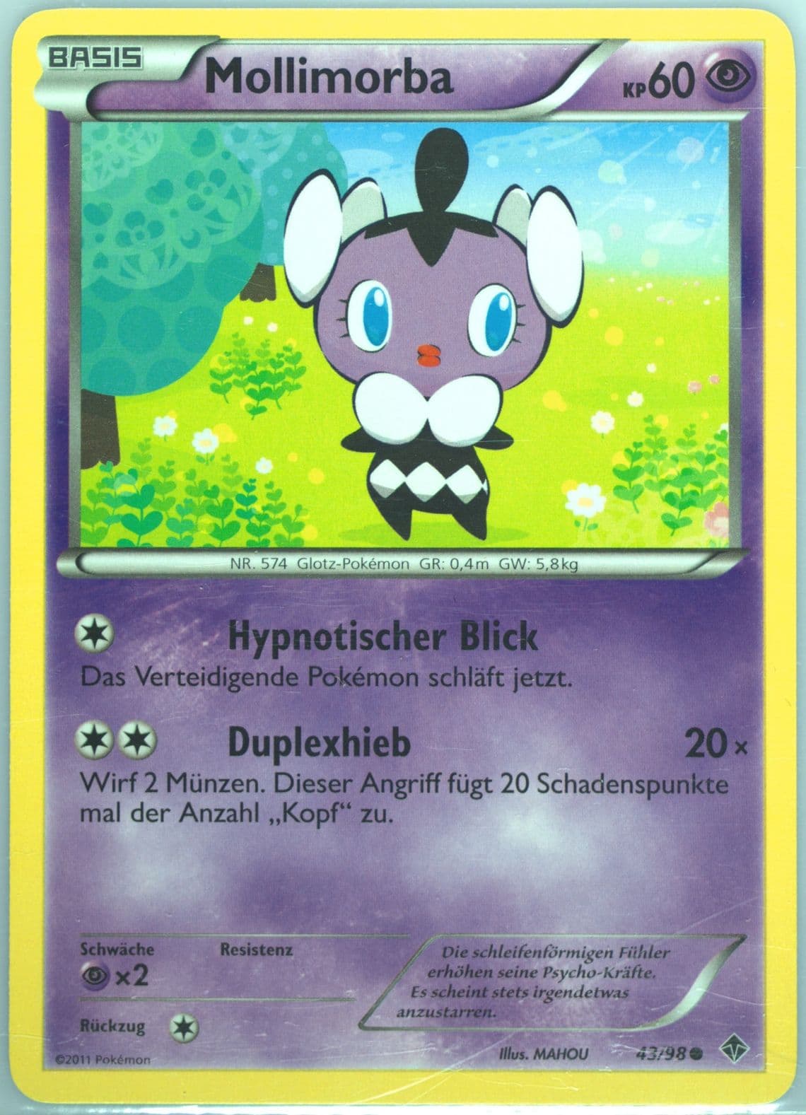 Mollimorba German (43) 2011 Pokemon Black & White Emerging Powers