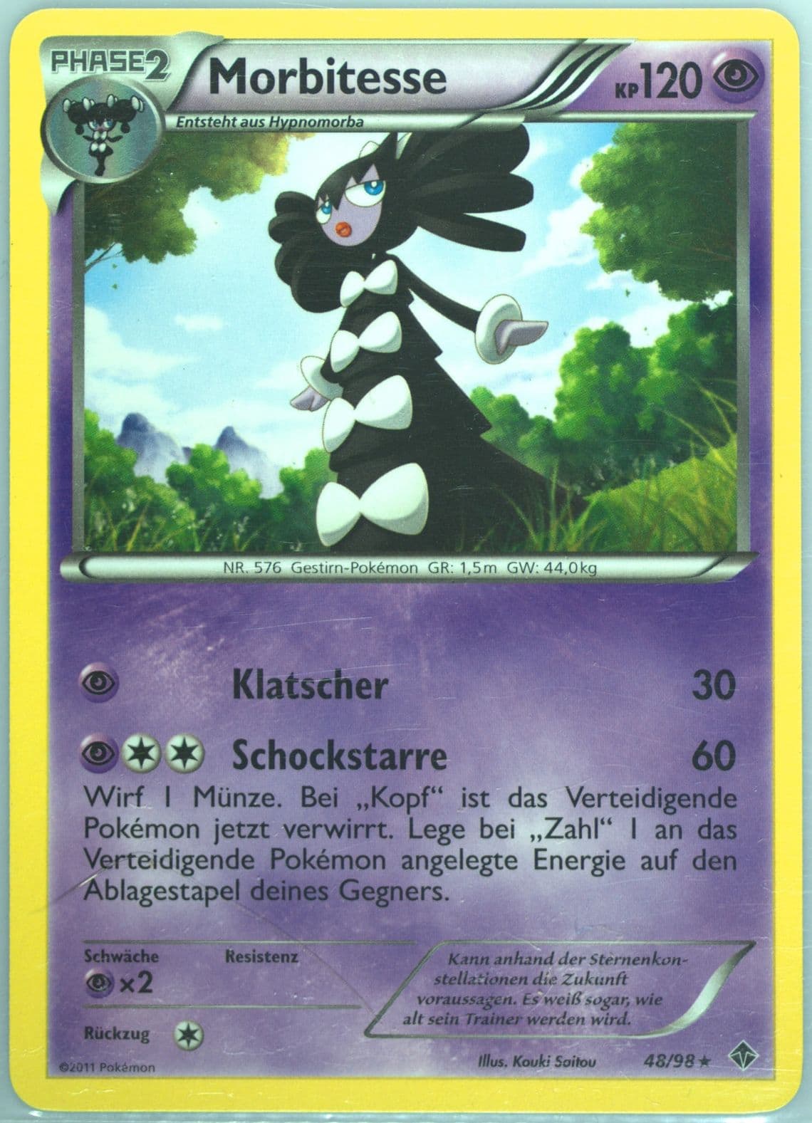 Morbitesse German (48) 2011 Pokemon Black & White Emerging Powers