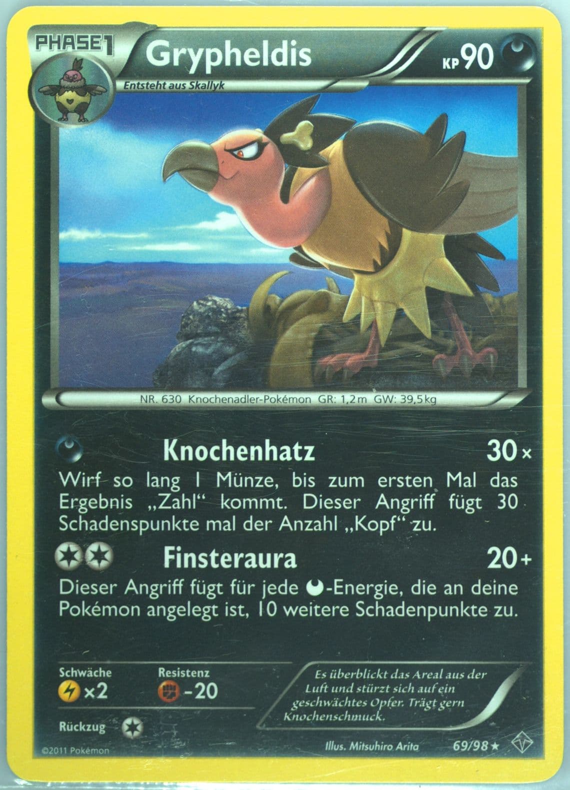 Grypheldis German (69) 2011 Pokemon Black & White Emerging Powers