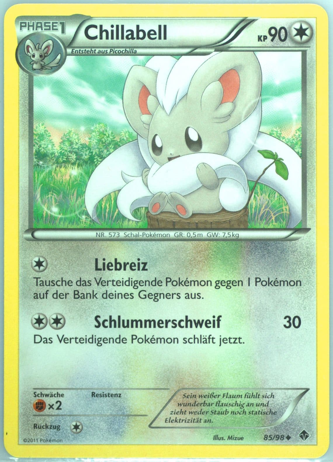 Chillabell German (85) 2011 Pokemon Black & White Emerging Powers
