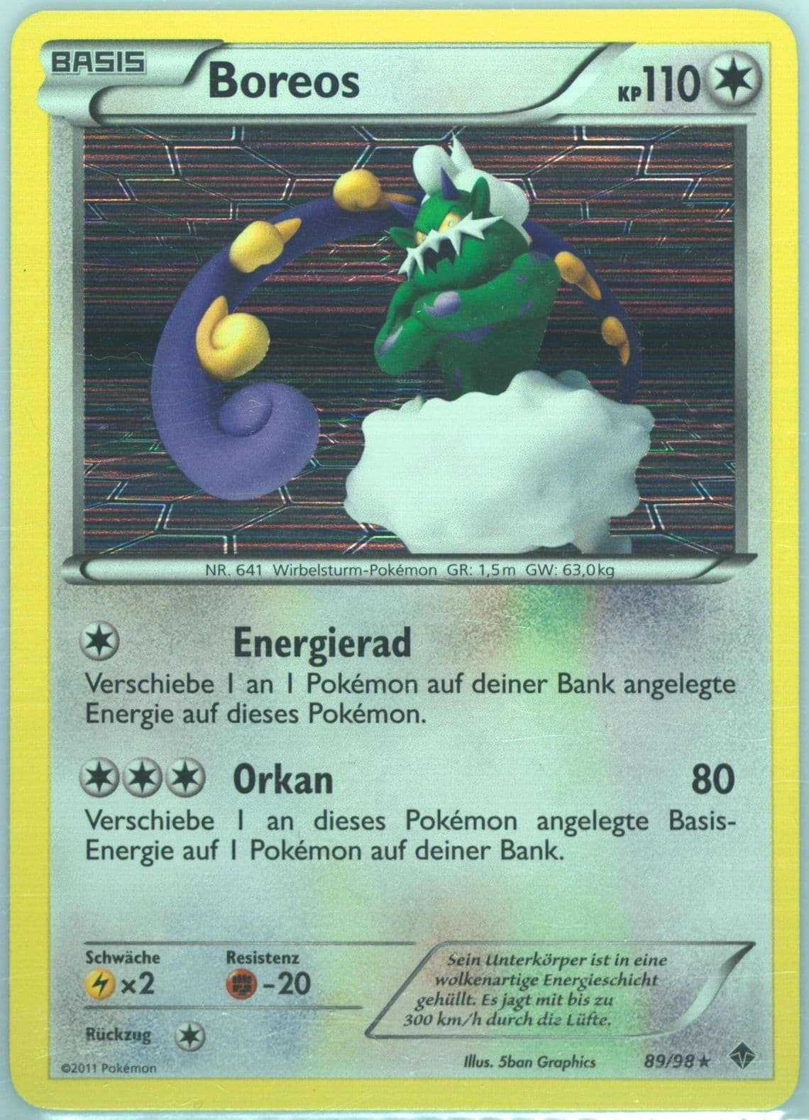 Boreos-Holo German (89) 2011 Pokemon Black & White Emerging Powers