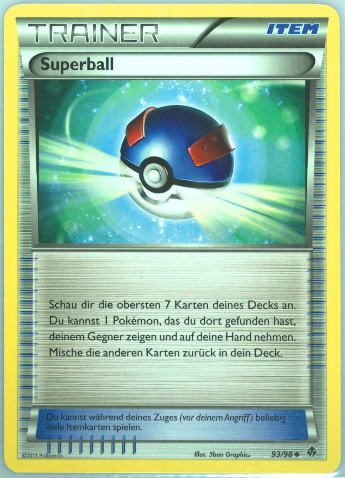 Superball German (93) 2011 Pokemon Black & White Emerging Powers