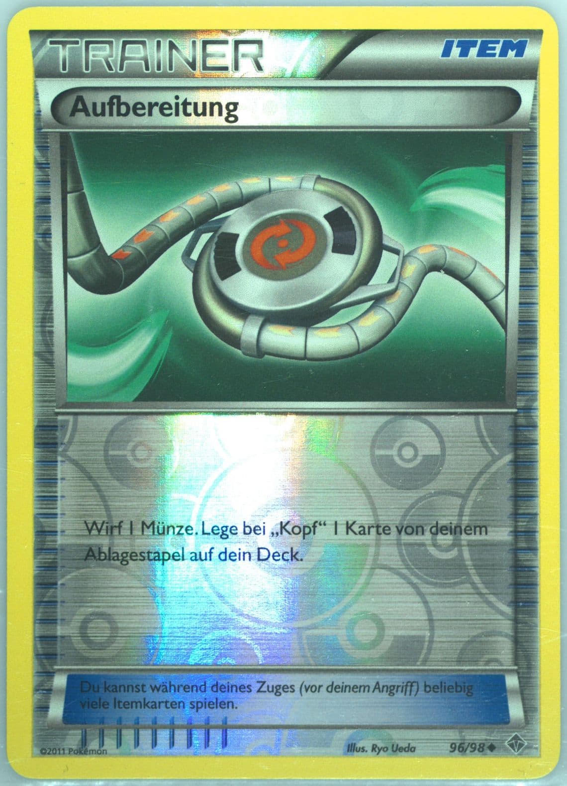 Aufbereitung-Reverse Foil German (96) 2011 Pokemon Black & White Emerging Powers