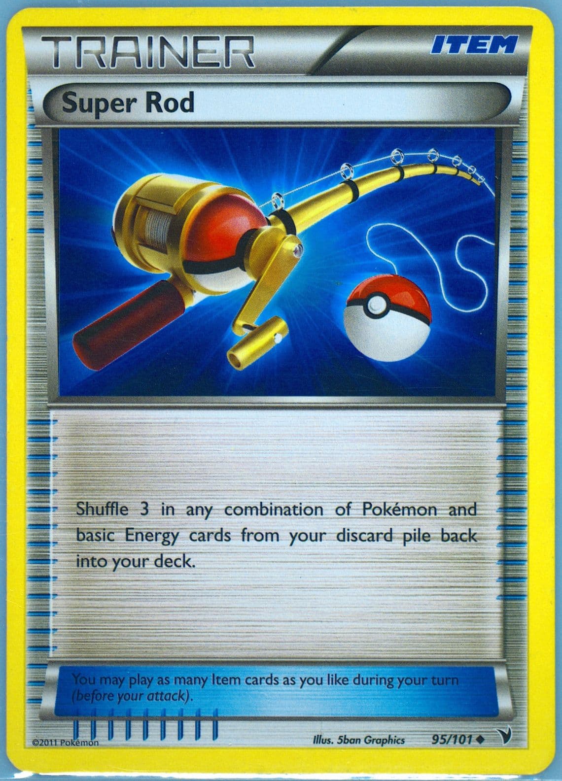 Super Rod (95) 2011 Pokemon Black & White Noble Victories